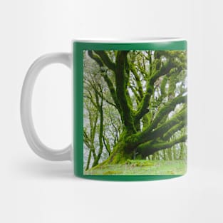 Green Moss Tree Mug